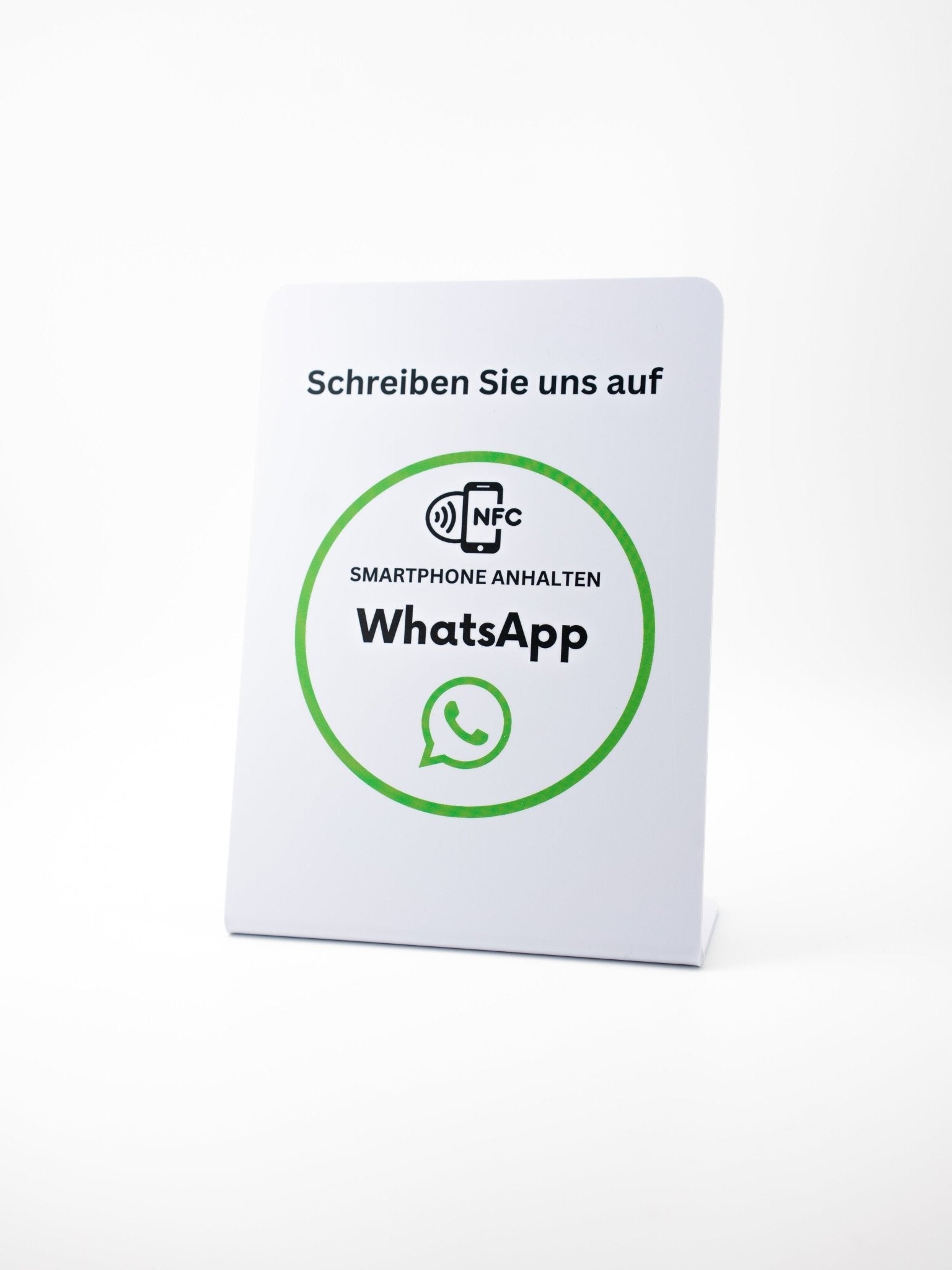WhatsApp NFC - Aufsteller - Custom Ratings